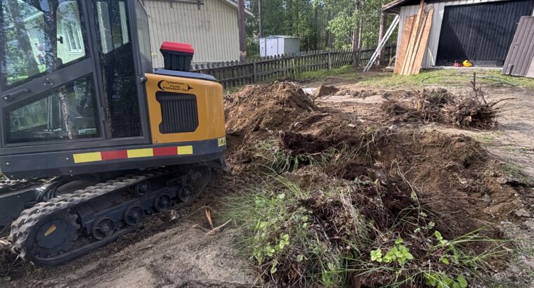 Vuokrataan Kaivinkone Sodankylä