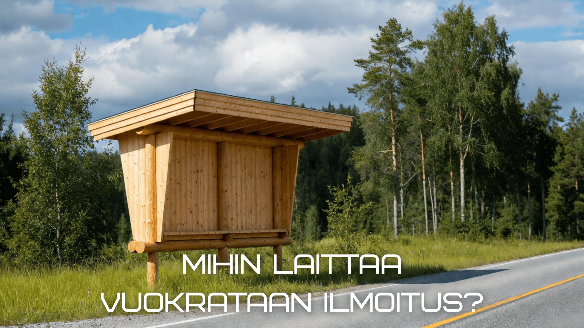 Mihin laittaa vuokrataan ilmoitus