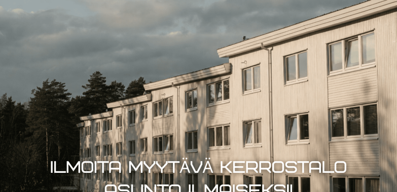 Ilmoita myytävä kerrostaloasunto ilmaiseksi