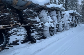 Pannuhuone Polttopuu Sodankylä 45cm pitkä [Suursäkki]